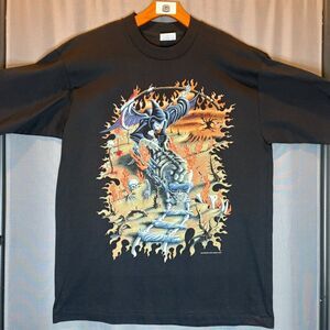 VTG 1994 MEGADETH Youthanasia World Tour Shirt Train of Consequences Tee Jays XL